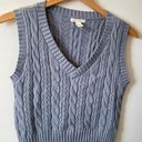 Full Tilt Perfect Blue Sweater Vest  Photo 0