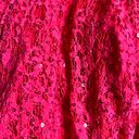 Dillard's Red Sequined Formal Dress Photo 3