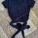 J.Crew  Tie Crop Top Photo 2