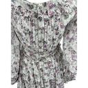 Krass&co Ivy City  Long Sleeve Gray Purple Floral Maxi Dress Size Small Photo 9