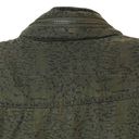 Dear John  Women Dark Green Hidden Hood Cinched Pockets Utility Jacket‎ Size S Photo 7