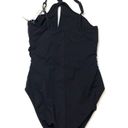 Bleu Rod Beattie  BLACK Twisted One-Piece Swimsuit Photo 3