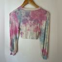 Beach Riot  Marley Crop Top in Light Tie Dye in Size XS Photo 2