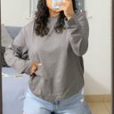 ZARA Charcoal Long Sleeve Top Photo 0