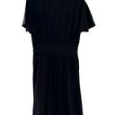 Everlane  The Organic Cotton Waisted Dress in Black M NWT Photo 4