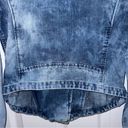 Diesel  De Lupus Denim Jean Biker Moto Jacket Belt, size xs, blue breasted *RARE Photo 8