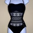 Robin Piccone  'Penelope' Crochet Overlay One-Piece Swimsuit Size 8 Photo 5