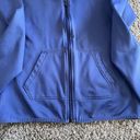 Nike  Women Dri Fit Athletic Running Jacket Sz S Purple Hood Zip Up Drawstring Photo 5