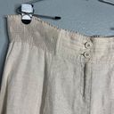 CAbi  100% Linen Boho Midi Skirt Lagenlook Flowy Raw Hem Style #905 XL / 2XL Photo 4