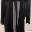 R & M Richards  black sheer cardigan size 6p Photo 1