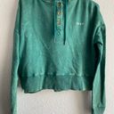 Roxy Green Distressed Hoodie Photo 0