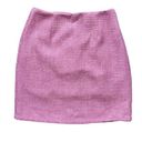 Pink Lily  Women's Zipper Back Closure Rayon Lined Pink Tweed Pencil Skirt Size S Photo 0