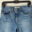 Levi's Levi strauss & co premium denim wedgie high rise ripped jeans size 27 Photo 6