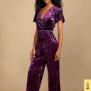 Lulus Velvet Purple Jumpsuit Photo 1