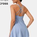 Halara Backless Crisscross 2-Piece Pocket Flare Slip Dance Active Dress Photo 1