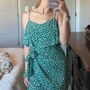 Lush Clothing Lush Green Floral Wrap Dress Photo 0