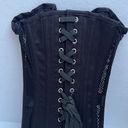 LONGLINE BLACK MESH WAIST TAMING OVERBUST CORSET black color casual stylish Size undefined Photo 6