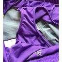 Under Armour  Women's Semi Fitted Athletic Shorts Black Purple Women Size Medium Photo 7