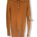 BCBGMAXAZRIA  Long Lambs Wool Sweater Brown Photo 0