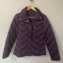 Nine West  Purple Puffer Coat - Size Medium Photo 0