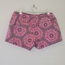 New York & Co. Manhattan Chino Shorts in Pink and Red Print Photo 5