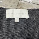 Michelle Mason  sheer knit crossover sweater small Photo 3