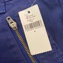 Gap  Denim Mini Skirt Women's 4 Stretch Cobalt Blue Zippered Pocket New Photo 5