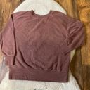 prAna  Cozy Up Burnt Orange Sweatshirt Hemp Blend Womens Medium Photo 0