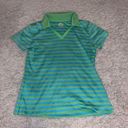 Slazenger  Green & Blue Striped Women's Golf Polo Photo 1