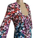 Trina Turk  rainbow animal print silk blend tunic mini dress size 0 Photo 3