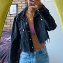 Topshop Cropped Denim Jacket Photo 1