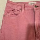 Rolla's ROLLA’S pink corduroy original high rise straight jean Photo 5