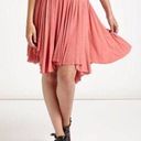 Free People  Pink Coral Asymmetrical Skirt Photo 0