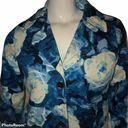 Rafaella  blue floral blazer Photo 1