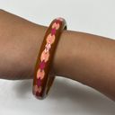 J.Crew Pink, Peach and Brown Bangle Bracelet Photo 2