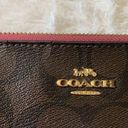 Coach  Double Corner Monogram Zip Wallet Wristlet Photo 2