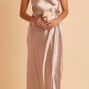 Birdy Grey  Cindy Satin Wrap Bridesmaid Maxi Dress | XS Photo 0