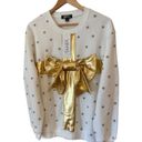 Vinyl‎ Icons Sweatshirt Size L White Gold Bow Size L Photo 1