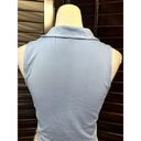 Beyond Yoga  Women's Light Blue Crop Collared Sleeveless Top M NWOT Photo 5