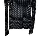 Generation Love  Pullover Textured Sweater Acrylic Long Sleeves Black Womens M Photo 2