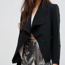 Dynamite light black front drape women jacket Photo 0