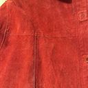 Peter Nygard NYGARD Red Suede Leather Jacket Size 14 Photo 2