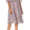 Halston Heritage  Heritage Marble Print Popover Pleated Dress Photo 0