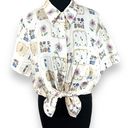 Cabin creek Vintage  Flowers Button Up Shirt Photo 0