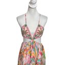 Rococo  SAND Rio Beaded High Low Dress Multicolor Tropical Women Size L New $594 Photo 3