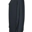 The Row  Women’s Size 10 Black Yoko Cowl Neck Draped Front Long Sleeve Top Photo 4