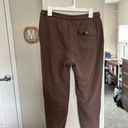 American Eagle  | Women’s Brown Pocket high rise Sweatpants Drawstring size m Photo 4