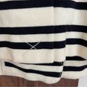 J.Crew  Schoolboy Blazer Womens Small Academy Cream Navy stripe Career Photo 4