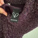 Windsor Glittery Sparkly Violet Bodycon Night Cocktail Mini Dress, Size Small Photo 6