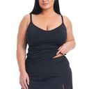 Bleu Rod Beattie  Plus Size Tummy Control Swim Skirt Black Size 16W NWT Photo 0